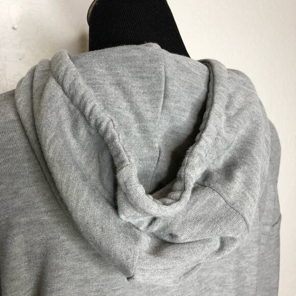 Chaser gray hooded pullover sweatshirt rainbow stripe front size Medium - Picture 11 of 14